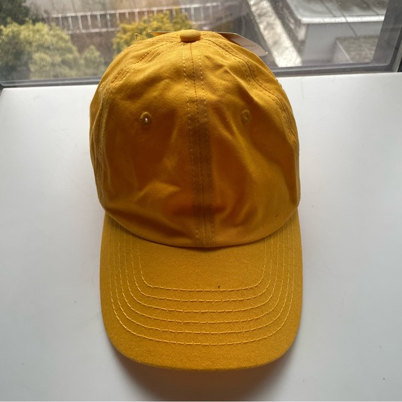 Dalix Dad Cap Adjustable Yellow Unisex - Picture 2 of 6